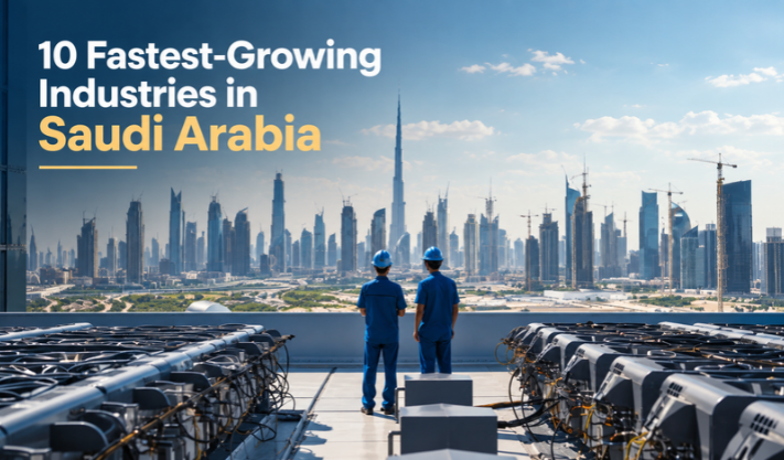 10 Fastest-Growing Industries in Saudi Arabia